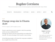 Tablet Screenshot of bogdancornianu.com